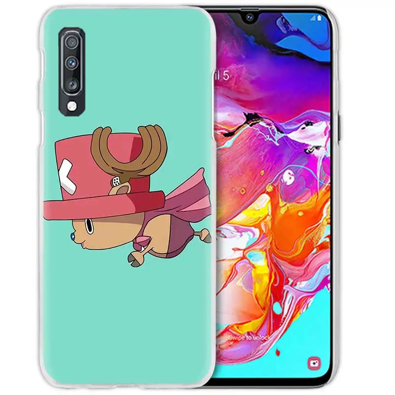 Чехол аниме для samsung Galaxy A50 A70 A20e A40 A30 A20 A10 A8 A6 Plus A9 A7 жесткий прозрачный чехол для телефона из поликарбоната Luff one piece
