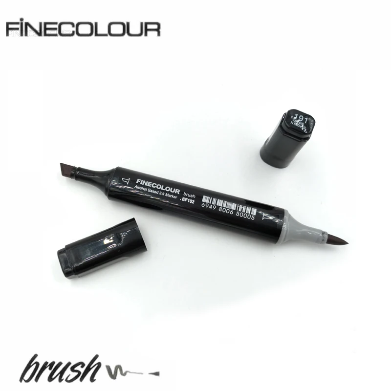 Finecolour EF102 кисть маркеры на спиртовой основе эскиз Краски маркер арт 240 полный