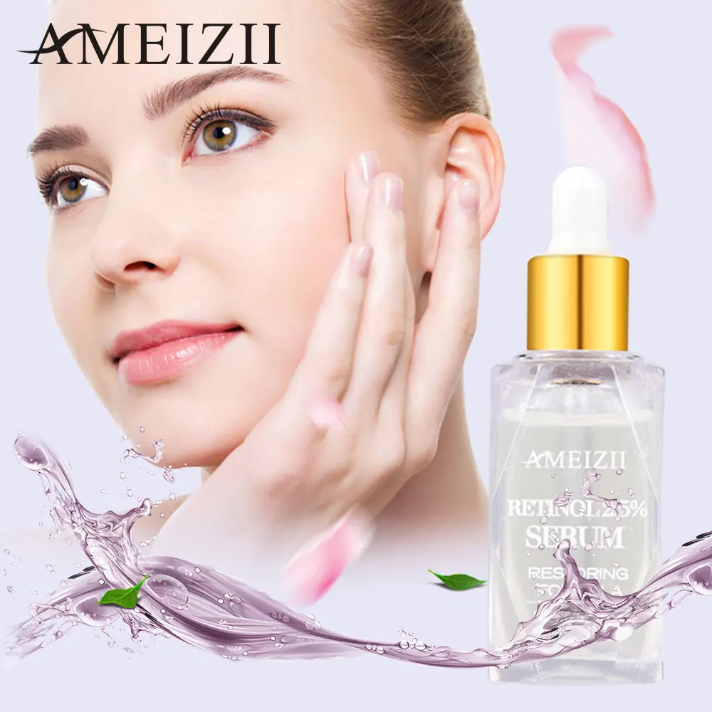 Сыворотка для лица AMEIZII Retinol 2.5% против морщин старения витамин А гиалуроновая