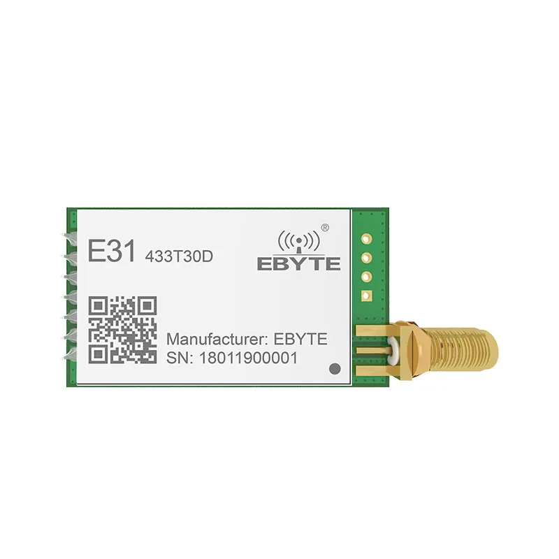 E31 433T30D AX5043 433 МГц 1 Вт дальняя узкая полоса UART антенна SMA IoT uhf беспроводной