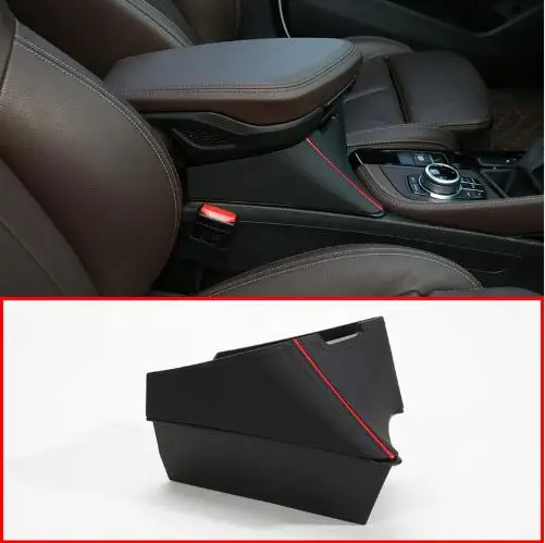 

4 Styles Center Armrest Storage Box Container Tray For BMW X1 F48 2016-2019 X2 F47 2018 2019 Car Accessories Left Hand Drive
