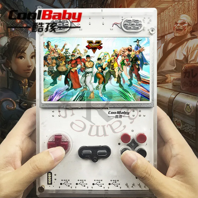 DHL DIY 5 0 дюймовый HD IPS экран ручной игровой плеер с малиновым вычислительным