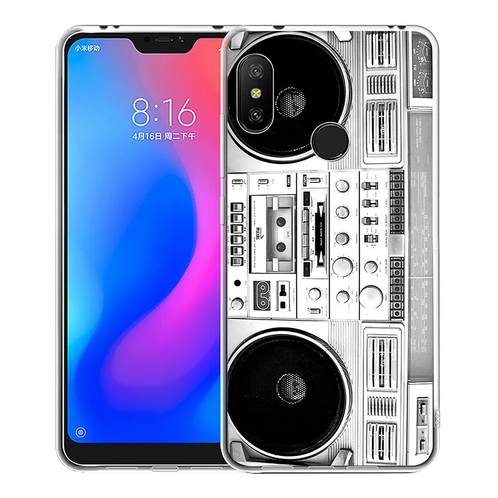 IYICAO ностальгическая Лента Радио Мягкий силиконовый чехол для телефона Xiaomi Mi 9 8 SE 6