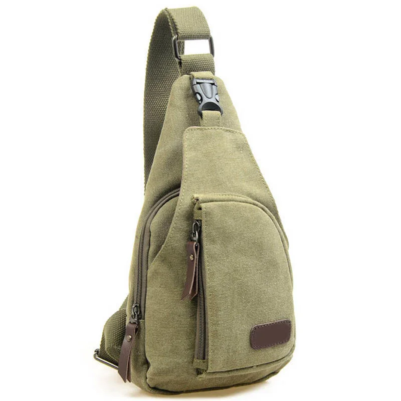 2016 Мужская военная сумка-мессенджер Повседневная дорожная нагрудная сумка Canva