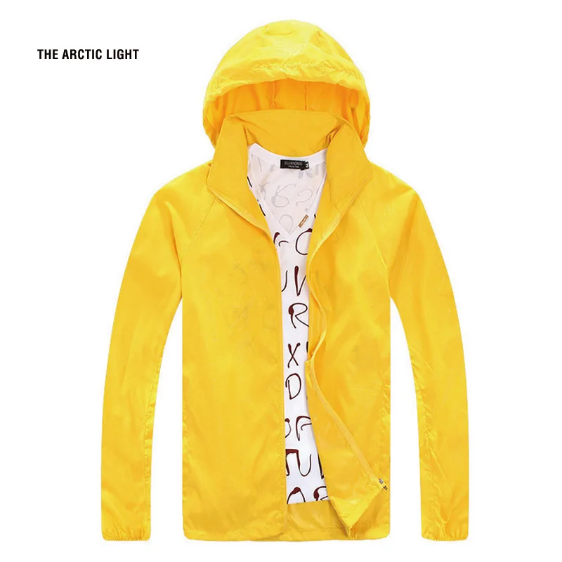 Ветровка мужская быстросохнущая УФ защита ультратонкая облегающая куртка для