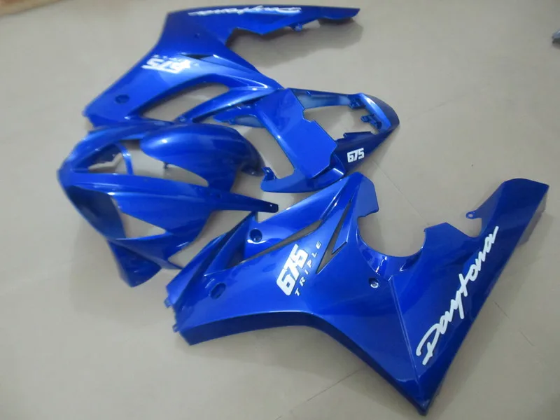 Набор обтекателей для литья под давлением Triumph DAYTONA675 05 06 07 08 Daytona 675 2005 2006 2008 ABS blue