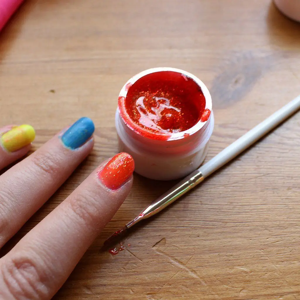 Set of 10 Metallic UV Color Gels for Nail Art | Красота и здоровье