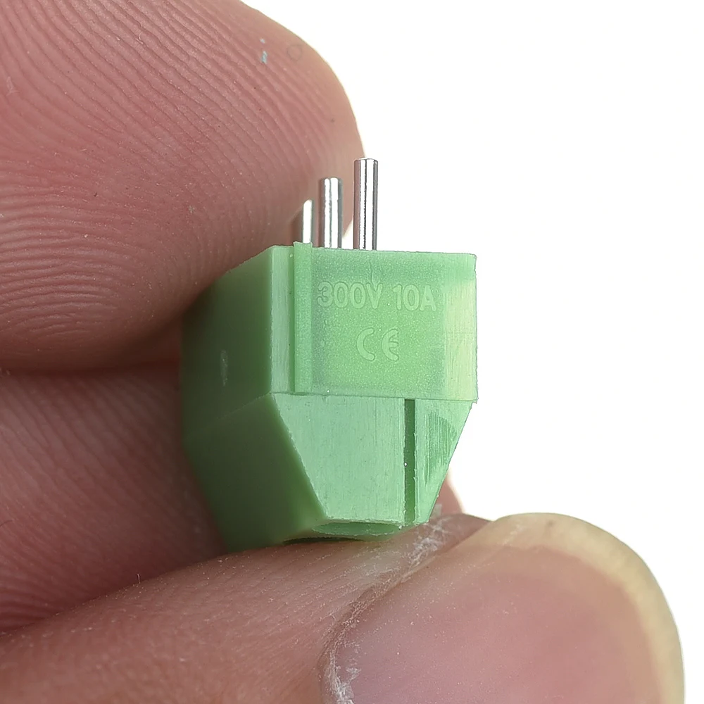 Высокое качество 50 шт. 10A 300 В 3 96 мм 2/3P PCB клеммный Винт Блок разъем мини