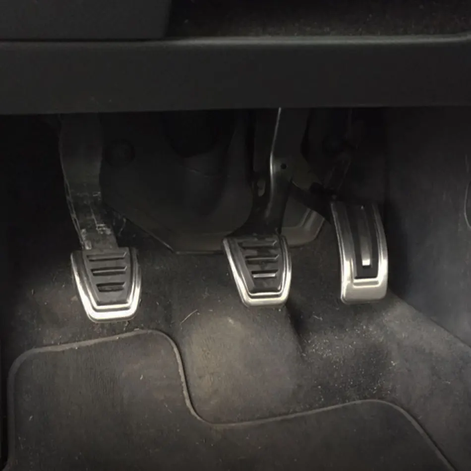 Накладка на педали газа тормоза из нержавеющей стали для Audi A1 A2 A3 S3 TT Seat Arosa Ibiza Cordoba