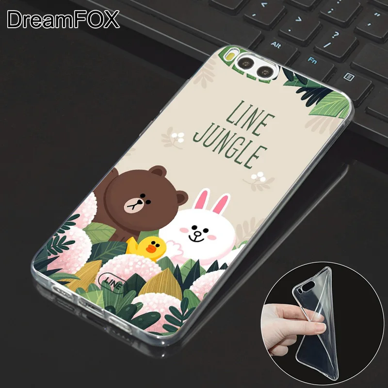 DREAMFOX L515 милый модный Мягкий силиконовый чехол с рисунком из мультфильма TPU