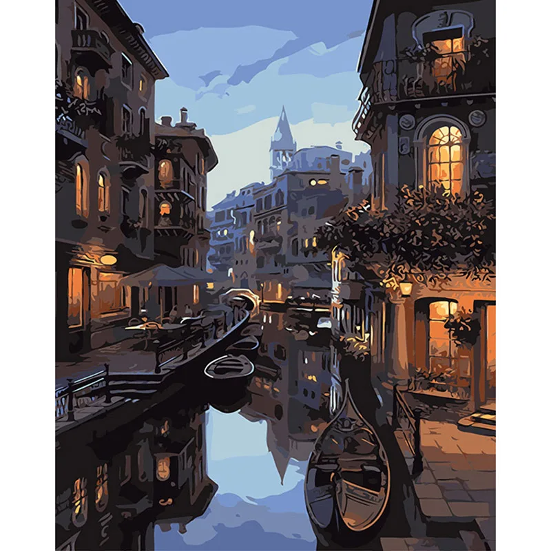 Набор для рисования по номерам на холсте с рамкой|picture on canvas|frame picturehome decor |