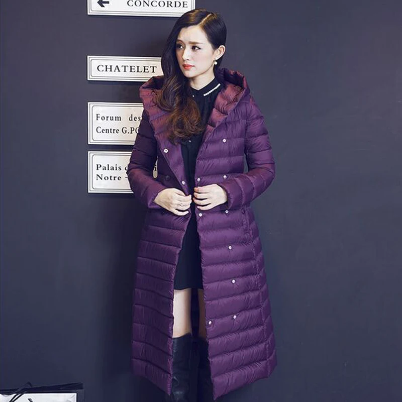 Зимняя куртка женская белая с гусиным пухом 2018|overcoats slim|overcoat womenovercoat jacket |
