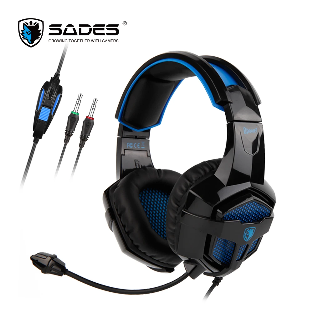SADES BPOWER стерео звуковая игровая гарнитура наушники 3 5 мм для Xbox