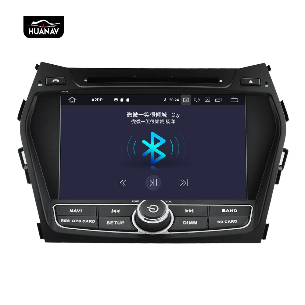 Автомобильный dvd плеер DSP Android 9 0 с gps навигацией для Hyundai IX45 Santa fe 2013 2016