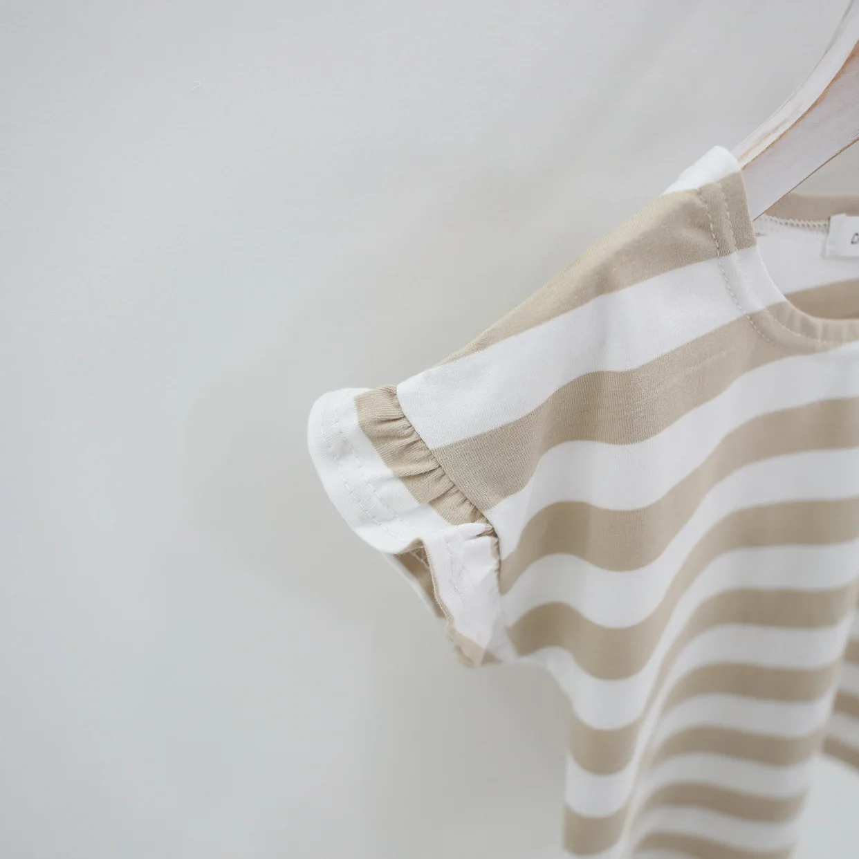 INS/импортные товары коллекция 2021 года летняя футболка с оборками для маленьких