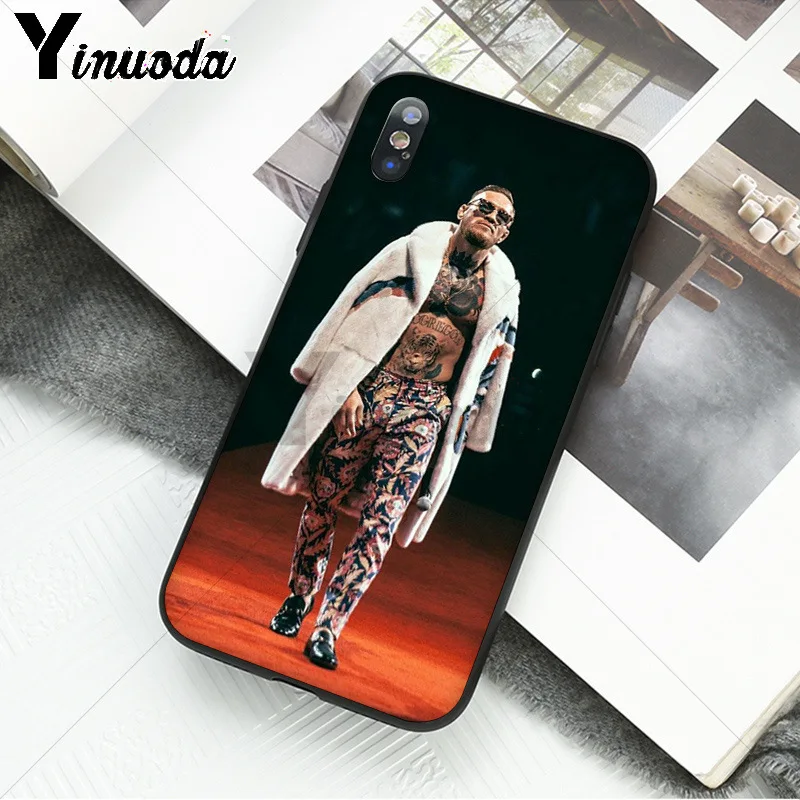 Yinuoda Conor McGregor UFC высококачественные аксессуары для телефонов Чехол для Apple iPhone 8 7 6 6S Plus X XS MAX 5 5S SE XR мобильных телефонов