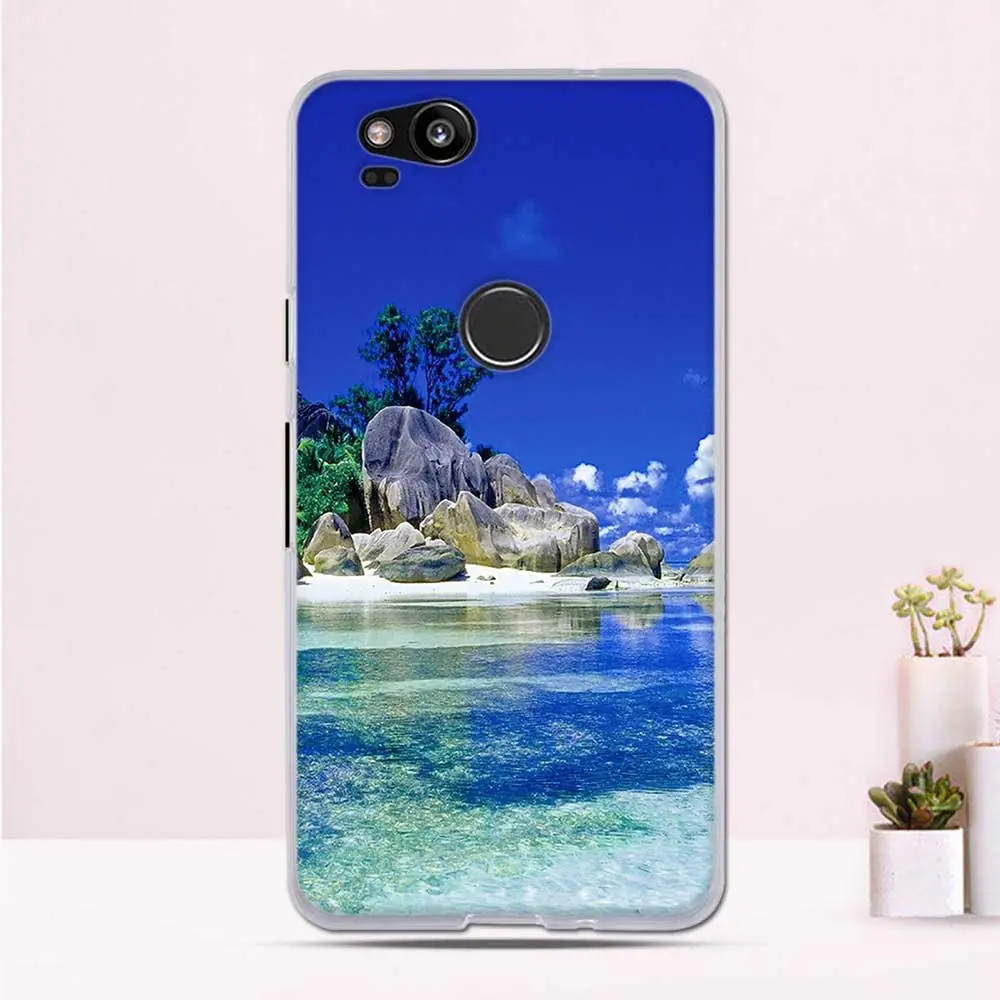 Чехол для Google Pixel 2 мягкий чехол из ТПУ силиконовый бампер телефона 5 0