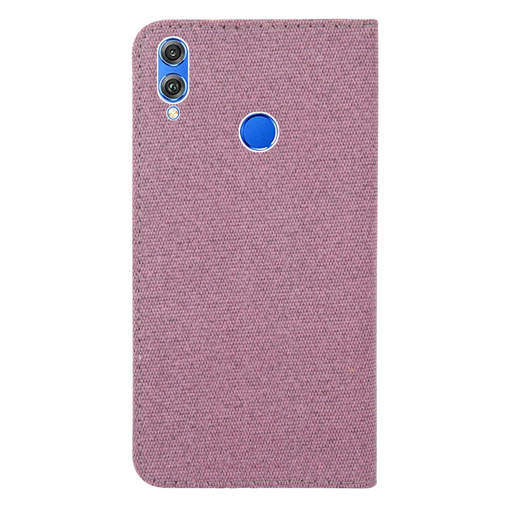 Чехол для huawei honor 8X кожаный флип-кошелек роскошной ткани Pudding Card Case Coque 8x чехол