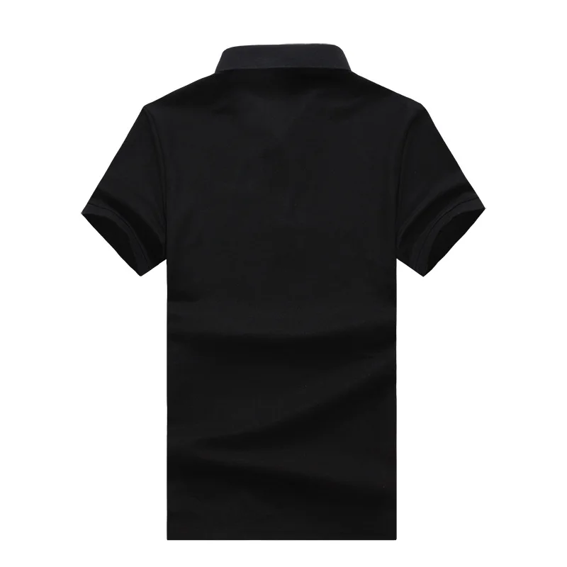 Новая стильная Стандартная рубашка поло мужская летняя с коротким рукавом и