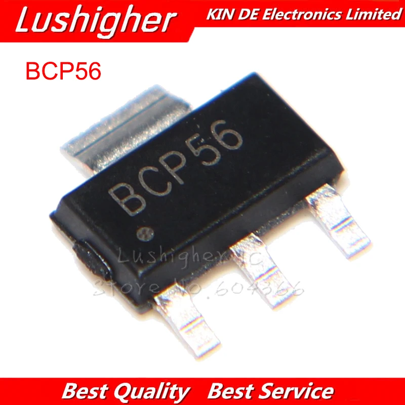10 шт BCP56 SOT223 BCP56T1G SOT-223 SMD транзистор NPN | Электронные компоненты и принадлежности