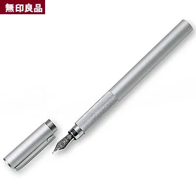 Япония Muji высокое качество алюминиевая короткая карманная авторучка чернила для гелевой ручки