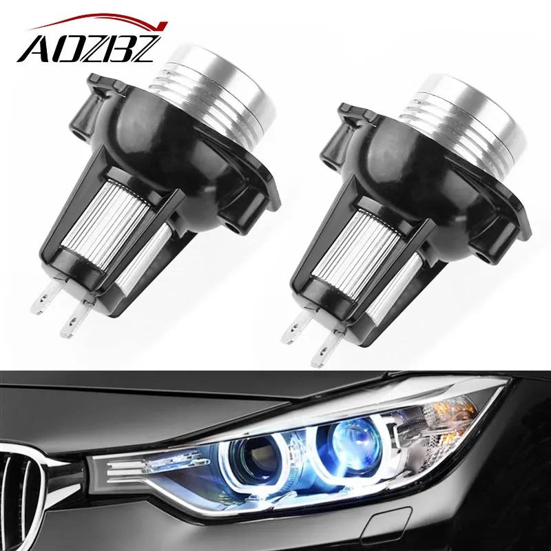 Aozbz 2 шт. 6 Вт белый ангельские глазки LED Halo кольцевой маркер для BMW E90 E91 325i 328i 335i