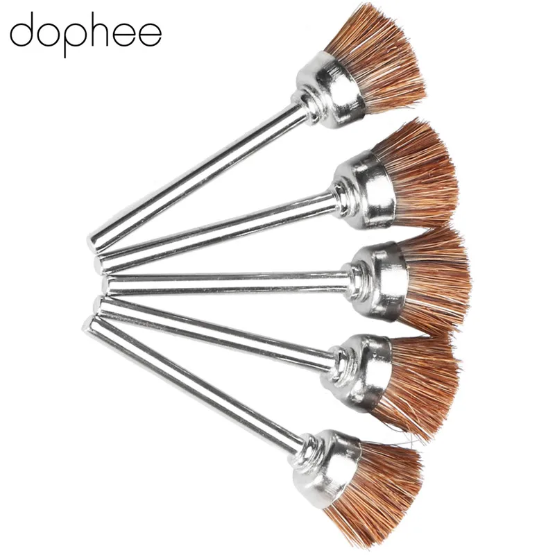 Аксессуары dophe Dremel 3 мм коричневые мягкие нейлоновые полировальные чашки колеса