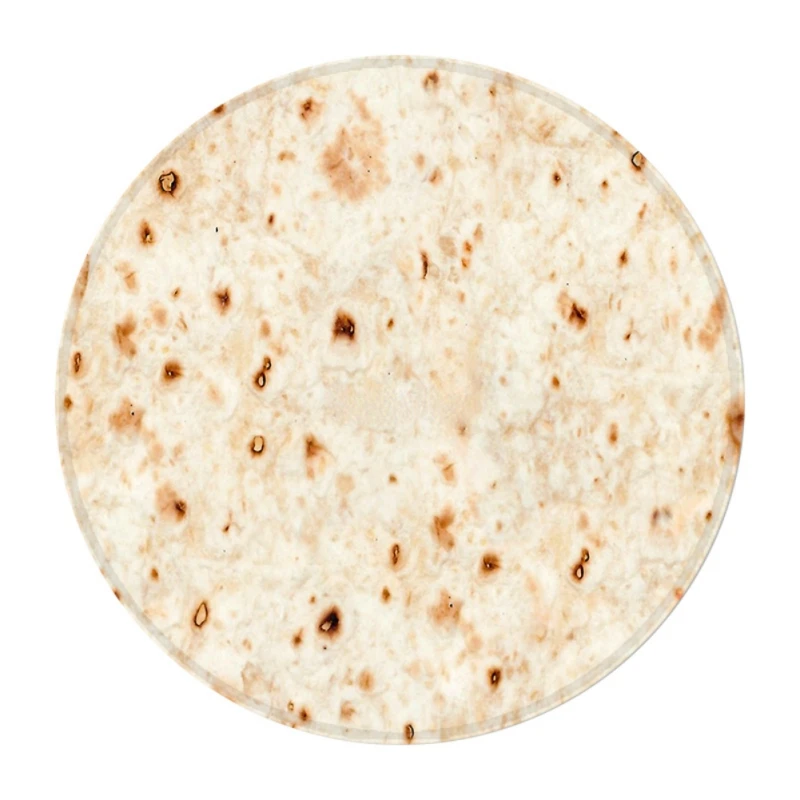 Современный круглый коврик Burrito Tortilla с принтом мягкий фланелевый нескользящий