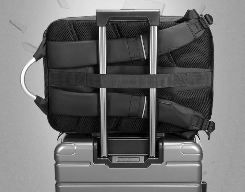 Рюкзак для ноутбука 15 6 дюйма черный деловой мужской рюкзак Mochila с USB зарядкой