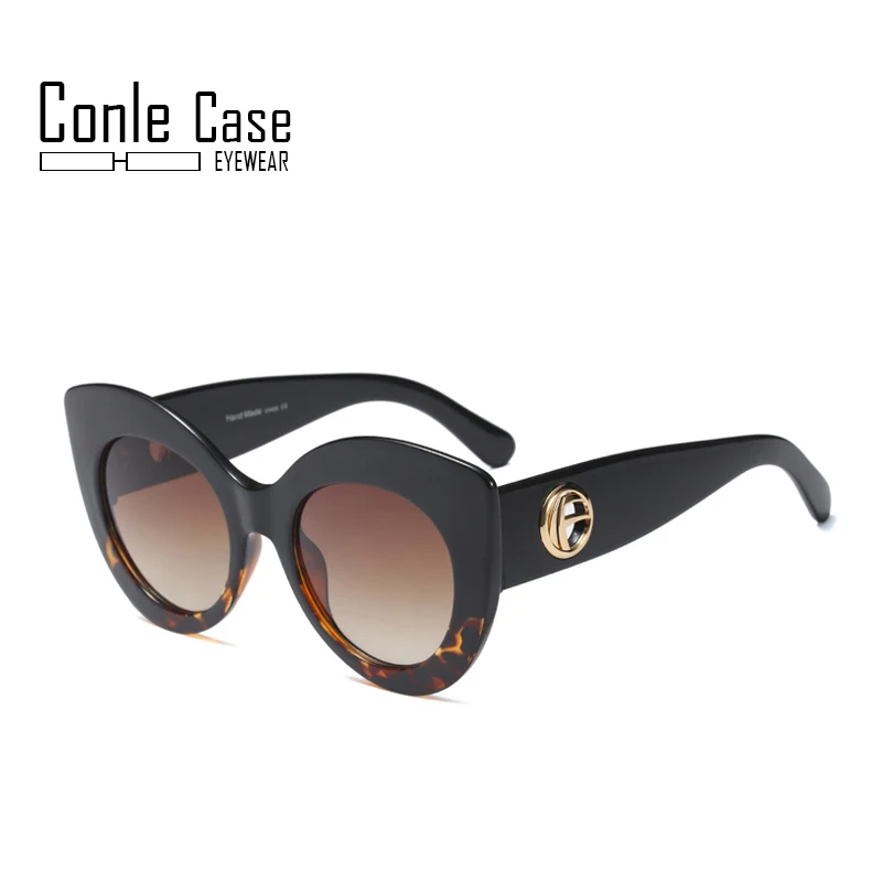 Женские солнцезащитные очки с кошачьими глазками Conle Case новинка 2019|Женские очки| |