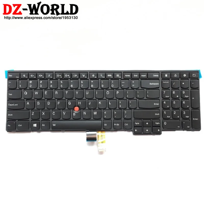 Новая Оригинальная английская клавиатура с подсветкой для Thinkpad T540P W540 W541 T550 W550S T560