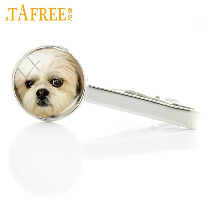 TAFREE новые модные подарки для любителей собак мужские зажимы для галстуков ретривер боксер Пудель корги животные Любовь Собака талисманы галстук бар булавки ювелирные изделия DG19 - Окраска металла: DG27
