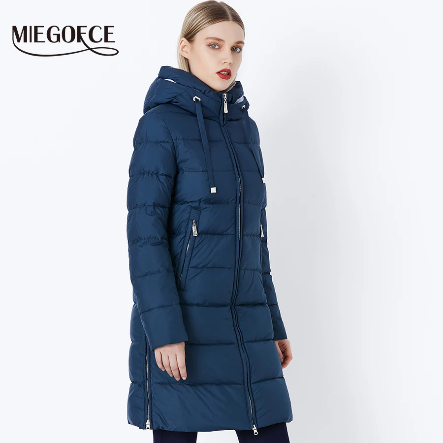 Miegofce 2018 густой пуховик зимний женский ветрозащитный теплая женская парка