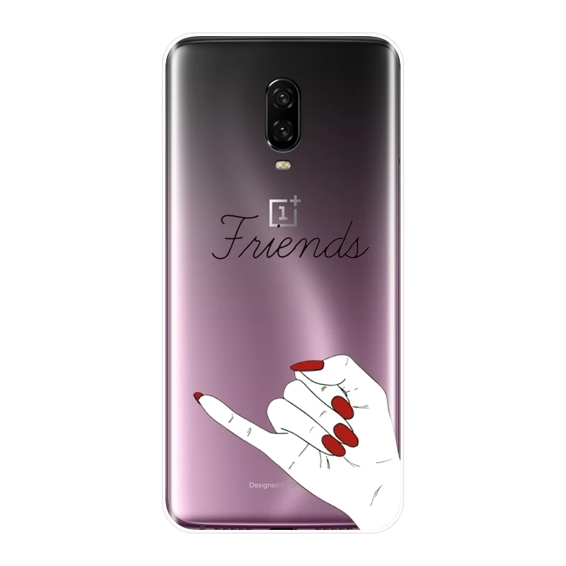 Чехол для OnePlus 3 3T 5 5T 6 6T силиконовый мягкий чехол с надписью Best Friend Cute Girl Forever One Plus