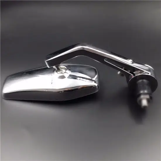 Chrome 7/8&quot 22mm Handlebar End Mirror For Honda Kawasaki Suzuki Yamaha Cafe CB | Автомобили и мотоциклы