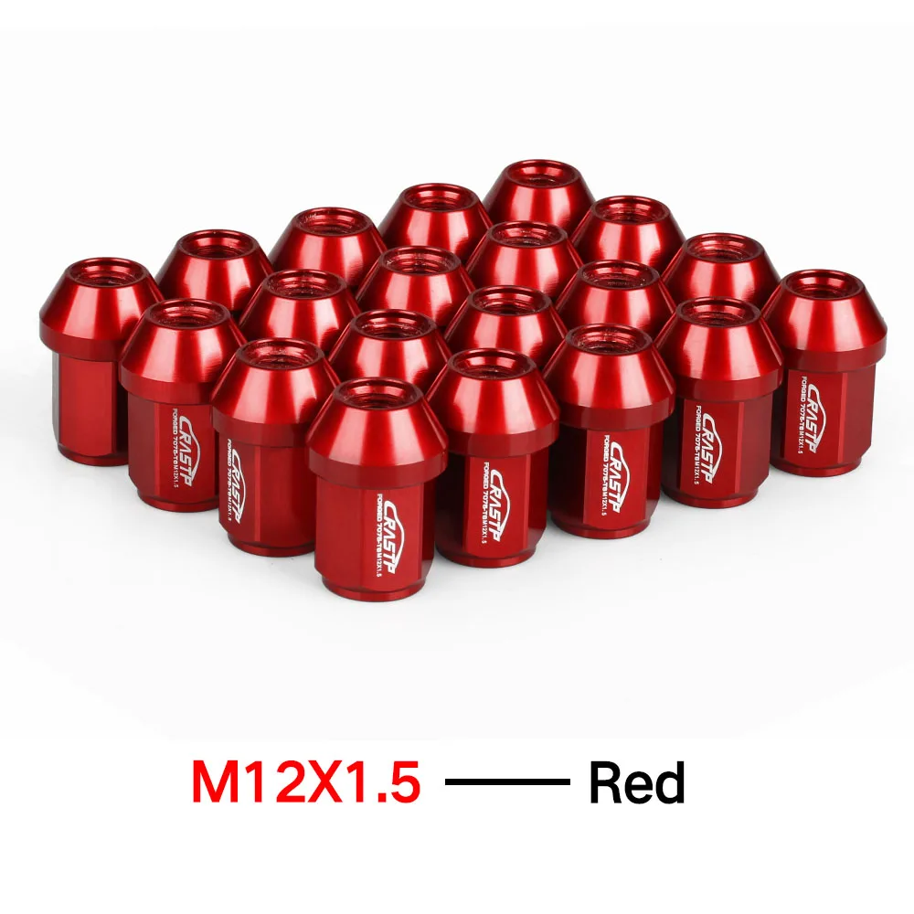 RASTP-20pcs гоночный автомобиль кованые 7075-T6 алюминиевые колесные гайки длина 35 мм легкие гоночные гайки M12x1.5/1,25 RS-LN045