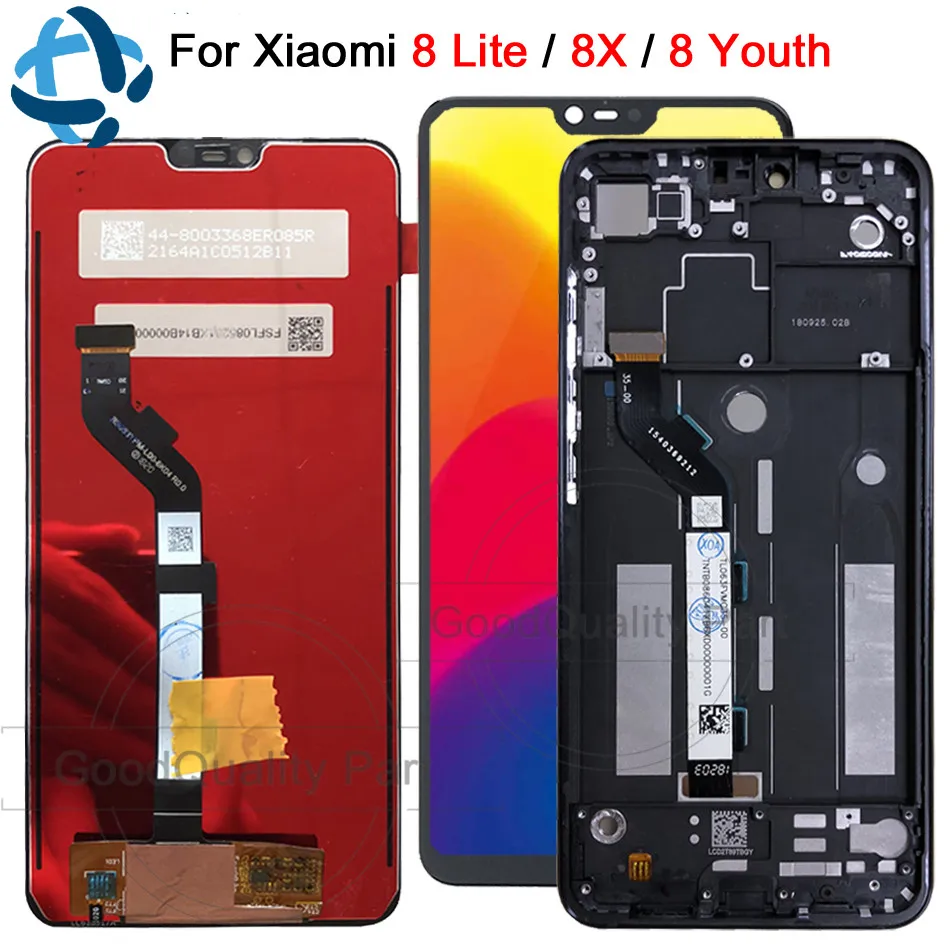ЖК-дисплей для xiaomi mi 8 lite mi 8 Youth ЖК-дисплей и сенсорный экран mi 8x mi 8x дигитайзер сборка Замена 6,2" для xiaomi 8 lite