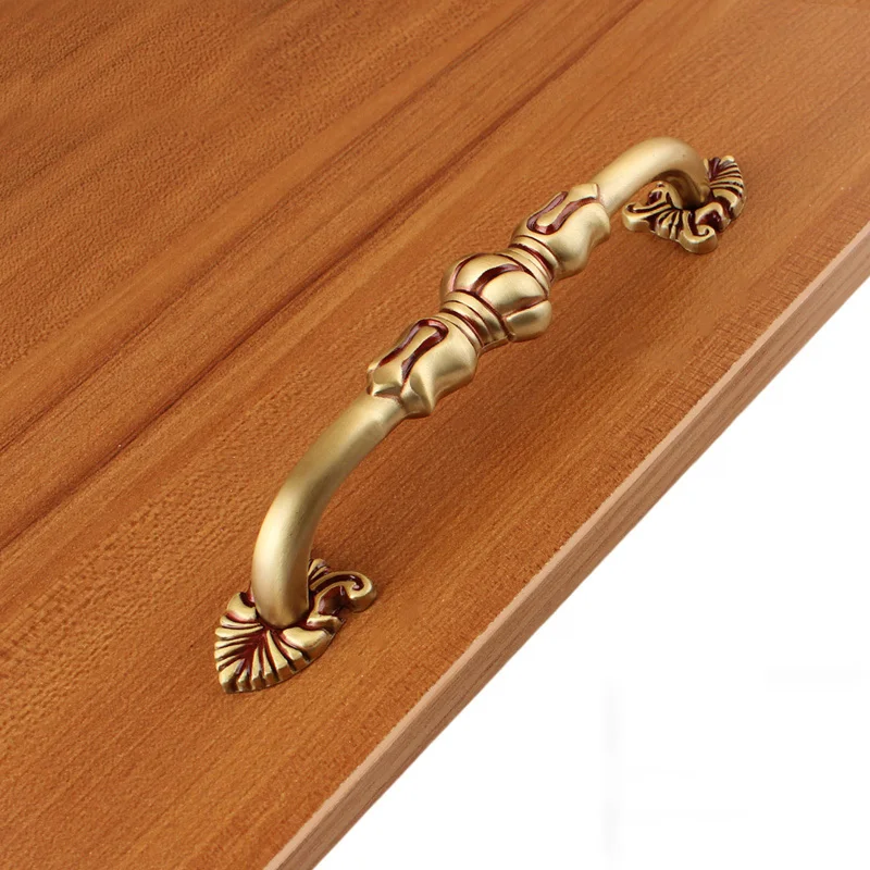 Однотонный латунный ящик Роскошная антикварная мебель шкаф для обуви дверная