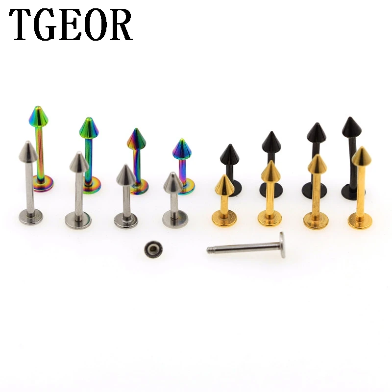 Бесплатная доставка оптовая продажа 100 шт. 16 г шипы хирургическое кольцо из