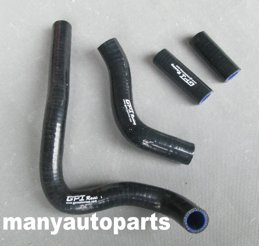 Силиконовый шланг радиатора BLK для Honda CR250 CR250R CR 250 R|hose radiator|hose 1/4hose silicone |