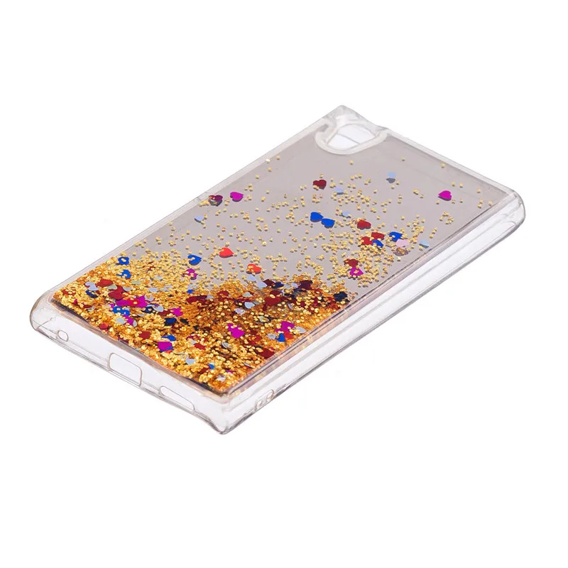 Для sony Xperia L1 дело Блеск Динамические Liquid мягкие ТПУ зеркало Чехлы для Coque G3311 G3312