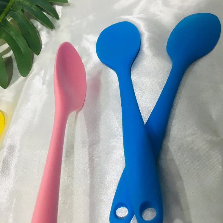 Силиконовая ложка маленькая универсальная защита ручки антипригарная Кастрюля