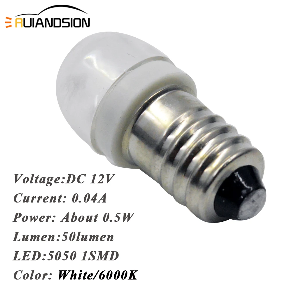 2 шт. лампы E10 светодиодный лампы 3v 6v 12v 1smd лампа 0,5 w 5050 белый Резьбовая пробка светодиодный индикатор светильник источник аксессуары теплый белый 4300k