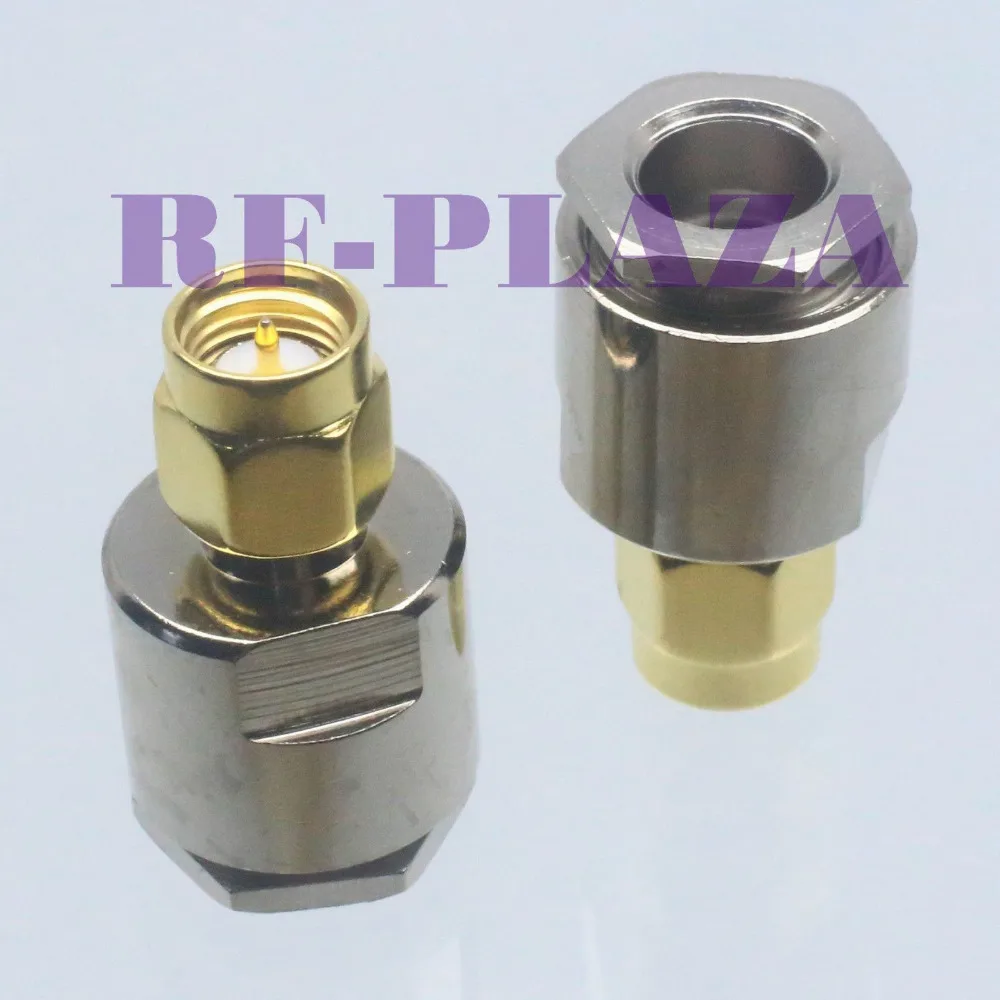 1pce разъем SMA контактный зажим RG8X RG59 LMR240 RG6 прямой кабель|cable clamp connector|cable connectorcable rg59