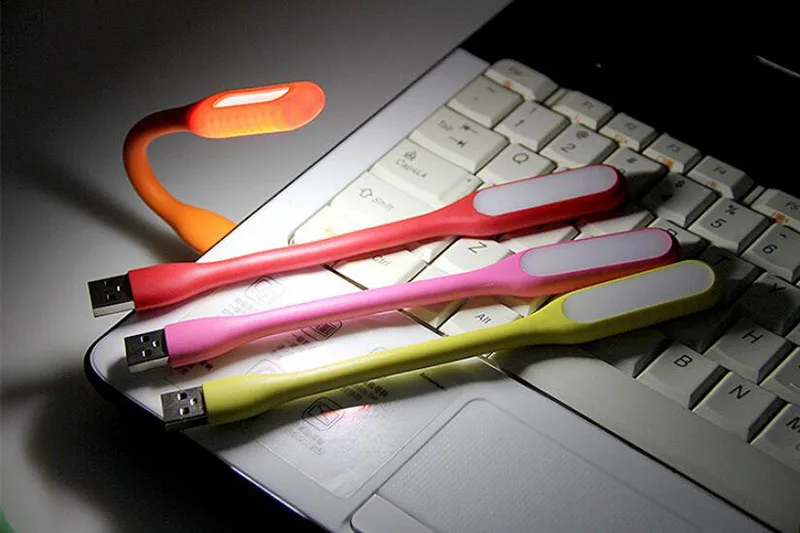 Мини USB гибкий светодиодный светильник для ноутбука, супер яркий книжный светильник, лампа для чтения для компьютера, портативного компьютера