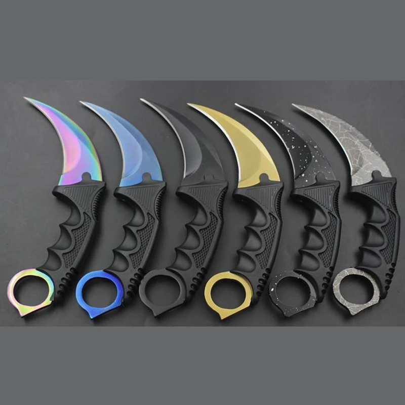 Karambit нож CS GO счетчик Strike ножи охотничий выживания кемпинг инструменты Herramientas|knife