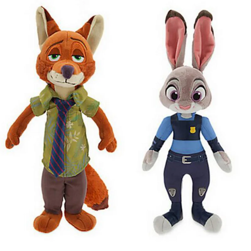 Zootopia 18 см кролик Judy Hopps & лиса Ник Вайлд Дети Плюшевые фильм игрушки|Персонажи