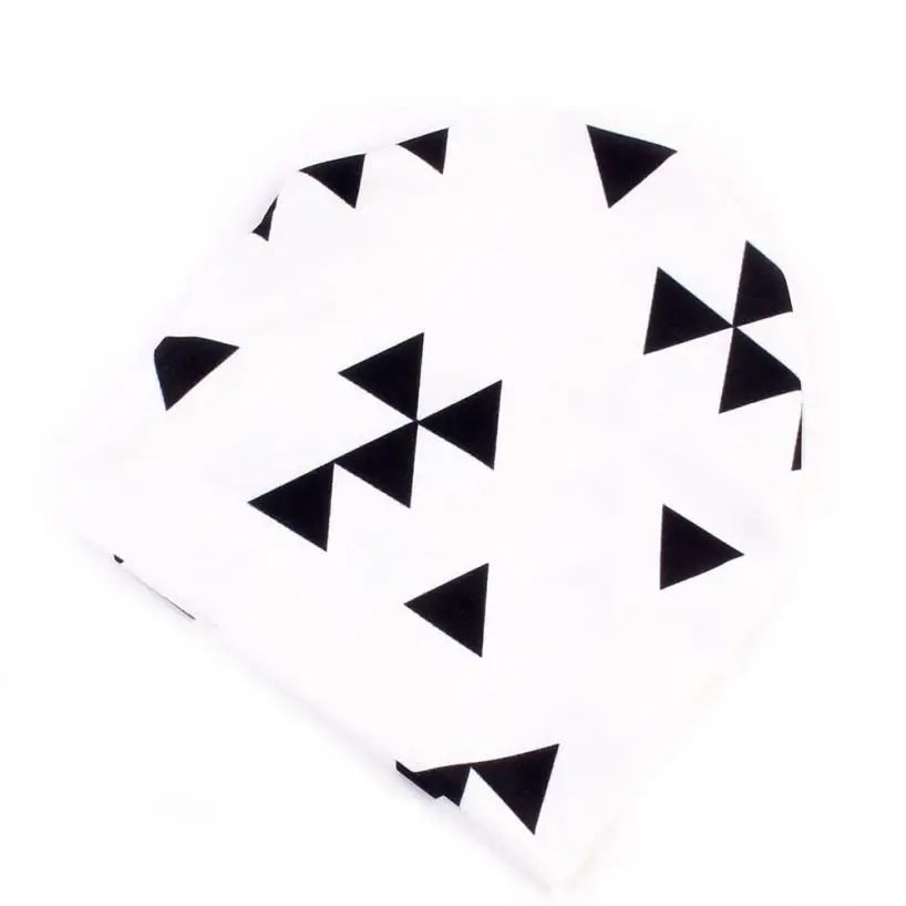 Весенне-осенняя хлопковая шапка для новорожденных девочек и мальчиков милые