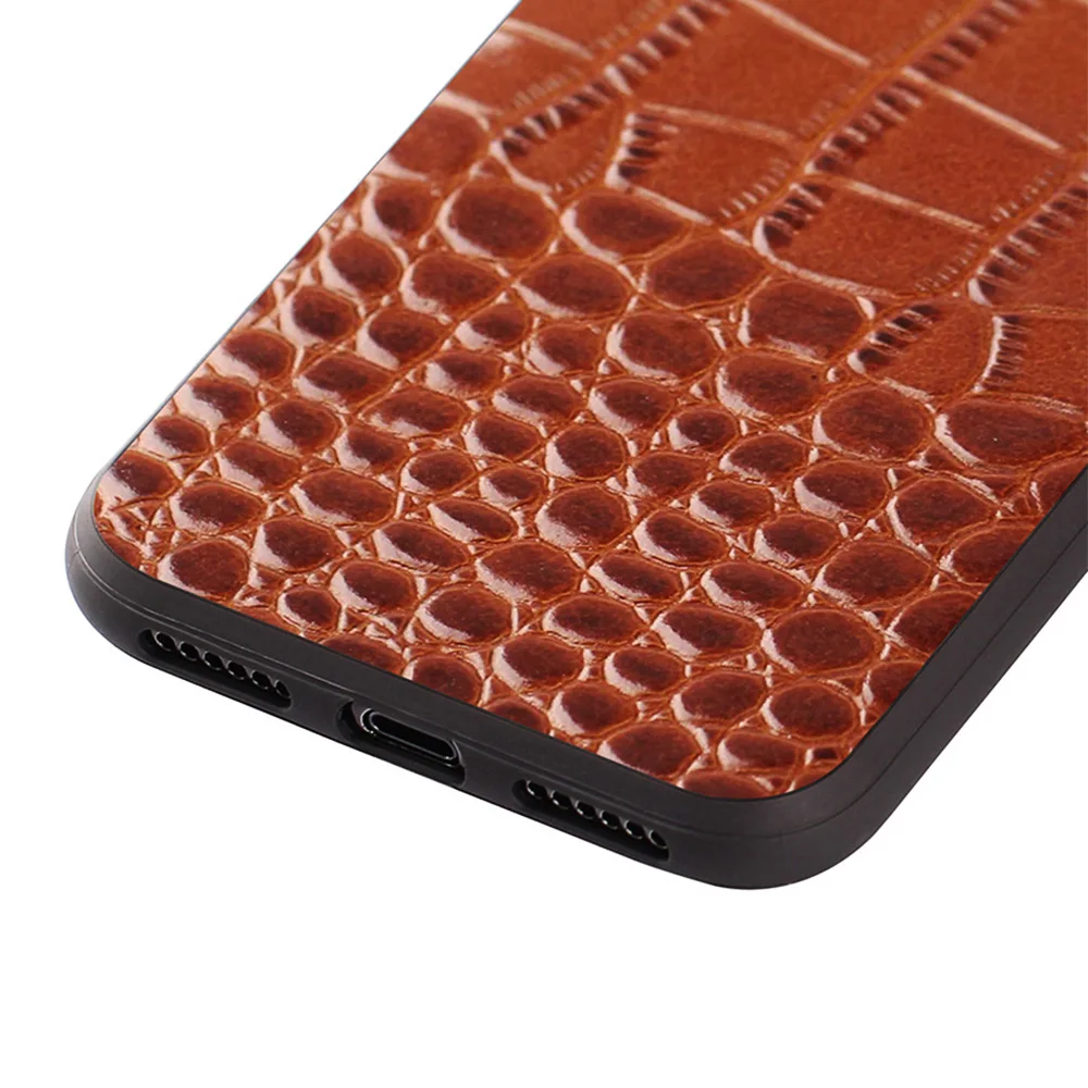 Foaber Fashion Leather Phone Case for iPhone X Xs Max Xr 7 8 Plus luxurious Back Cover |