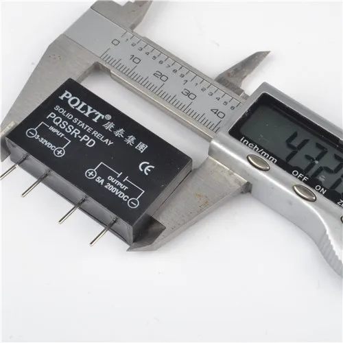 PQLYT 5A 200VDC PCB твердотельный релейный PQ пайка SSR для пайки 200VDC|pcb solid state relay|solid relaystate